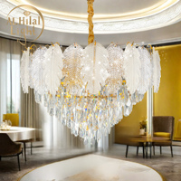 Fabricant Nouveau Design Blanc Ailes d'Ange Lustre Luminaire 6 Lumières Moderne Salle À Manger Suspension