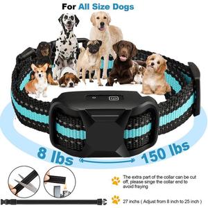 ปลอกคอสุนัขควบคุมระยะไกล SmartPet กันน้ำ ป้องกันการเห่า ควบคุมการเห่าได้ระยะไกล ฟังก์ชั่นหลากหลาย สำหรับสุนัข - Product Image 5