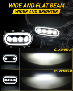 ไฟหน้ารถจักรยานยนต์ LED สำหรับ Harley Road <span class=keywords><strong>Glide</strong></span> FLTRX FLTRXS 2015 - 2022 <span class=keywords><strong>Ultra</strong></span> CVO/SE FLTRUSE 2015 2016 <span class=keywords><strong>Ultra</strong></span> FLTRU 2016 - 2019 - Product Image 4