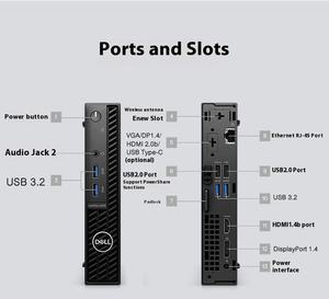 Computadora de Escritorio Micro <span class=keywords><strong>Optiplex</strong></span> <span class=keywords><strong>3000</strong></span> MFF de <span class=keywords><strong>Dell</strong></span>, I5-12500T, 8G, 256G, Wifi+BT, Altavoz Integrado, 65W, Win11 - Product Image 5