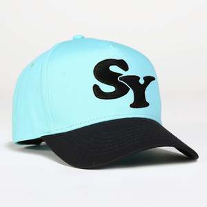 Alta calidad al por mayor personalizado 5 Panel 100% algodón deporte sombrero bordado Logo Gorras hombres mujeres personalizado Fitness sombreros gorra de béisbol - Product Image 5