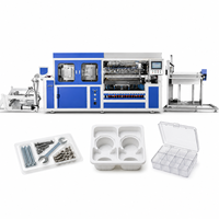 Machine de thermoformage sous vide entièrement automatique pour plastiques PVC, PET, PP, PS – Équipement de thermoformage pour la fabrication de barquettes, boîtes et contenants