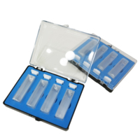 Utilisation personnalisée de spectrophotomètre de biochimie de laboratoire 10mm 2 côtés optiques Cuvette en verre de quartz transparent UV de cellule d'écoulement