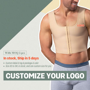 Nueva llegada Faja <span class=keywords><strong>de</strong></span> cintura Control <span class=keywords><strong>de</strong></span> barriga Corsé <span class=keywords><strong>Hombres</strong></span> <span class=keywords><strong>Fajas</strong></span> Camisa <span class=keywords><strong>Camisas</strong></span> <span class=keywords><strong>de</strong></span> compresión para <span class=keywords><strong>hombres</strong></span> Adelgazamiento Cintura Body Shapewear Chaleco - Product Image 3