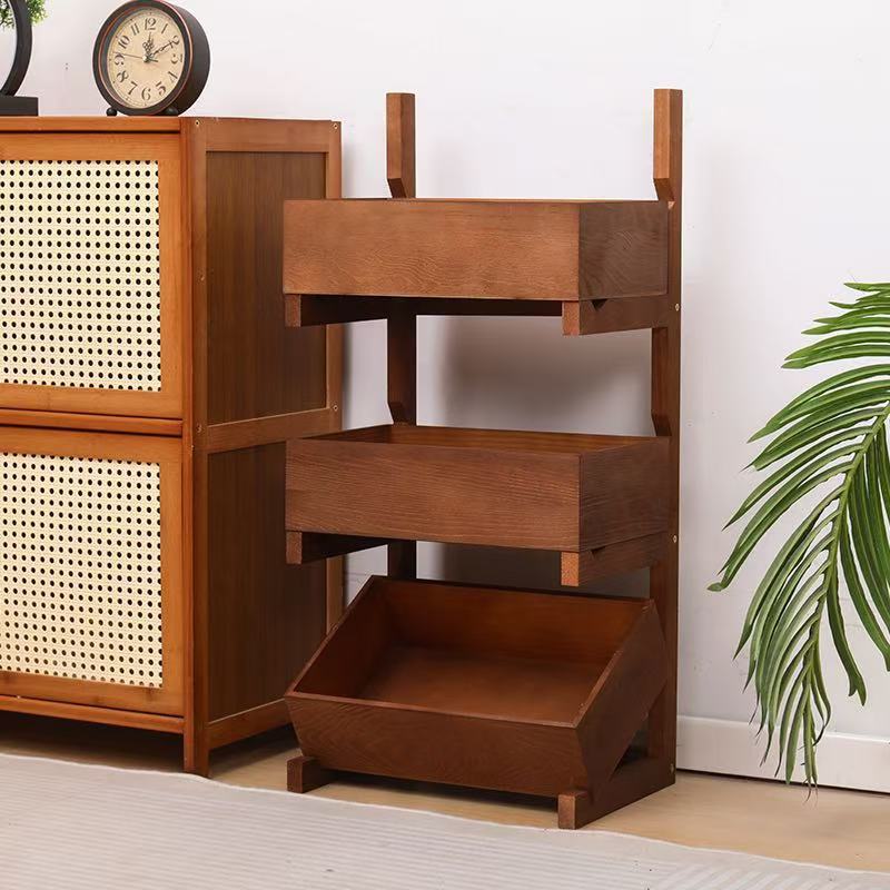 (Promotional) Dark-colored three-tier storage model