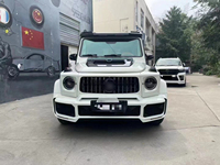 Barre lumineuse de toit en fibre de carbone, couvercle de moteur, couvercle de roue de secours, spoiler pour Benz G-CLASS 2019-2024 pour W464 G800 G63 pour Brabus
