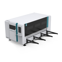 Machine de découpe laser CNC à fibre pour tôle métallique de haute précision à couverture intégrale LX3015MA Modèle 3015 3kw 1500w