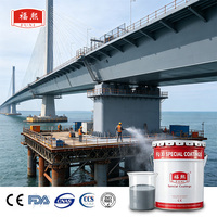 Peinture de construction époxy riche en zinc résistante à l'eau de mer, excellente adhérence pour la prévention de la rouille des murs intérieurs