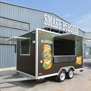 Remorque de vente ambulante vintage aux normes américaines pour la vente de burgers et de plats préparés - Product Image 4