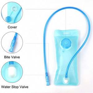 Sac d'hydratation avec poche à eau de 1L, non toxique, facile à nettoyer, grande ouverture pour la randonnée, le vélo, l'escalade, le cyclisme, la course à pied - Product Image 6