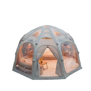 Tente <span class=keywords><strong>de</strong></span> camping gonflable d'extérieur pour toute la famille, ronde, grande, spacieuse, Oxford, imperméable, quatre saisons - Product Image 1