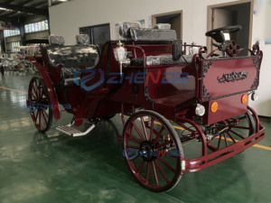 Nouveau modèle de calèche de loisirs élégante, calèche royale électrique, véhicule de tourisme vintage, calèche à chevaux en vente - Product Image 5