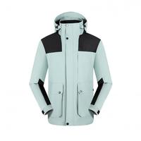 Veste à capuche pour homme en polyester, design personnalisé, imperméable, coupe-vent, respirante, pour la randonnée hivernale et les sports, doublure en microfleece