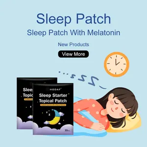 Patch label pribadi tidur mendalam dengan melatonin, Patch tidur yang baik, dukungan tidur bertenaga tanaman-Patch mimpi rilis berkelanjutan