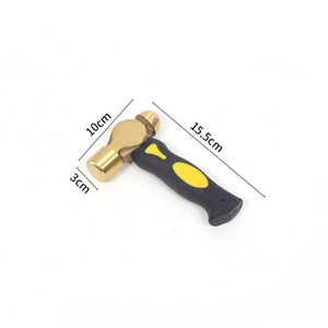 <span class=keywords><strong>Marteau</strong></span> en laiton massif anti-étincelles <span class=keywords><strong>ergonomique</strong></span> de 16 oz avec poignée coussinée antidérapante, n° 62007 - Product Image 6