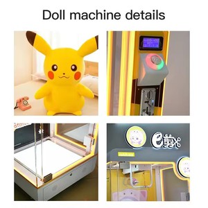 Machine de <span class=keywords><strong>jeu</strong></span> d'arcade commerciale la plus vendue : Grue à peluches, machine à couper pour gagner des prix, machine à ciseaux à monnayeur - Product Image 5