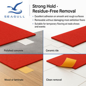 شريط سجاد قابل للتمزيق باليد من سيجال بدون بقايا، سهل التمزيق، مصنوع من الورق للاستخدام المؤقت للأرضيات في المناسبات والإيجارات - Product Image 3