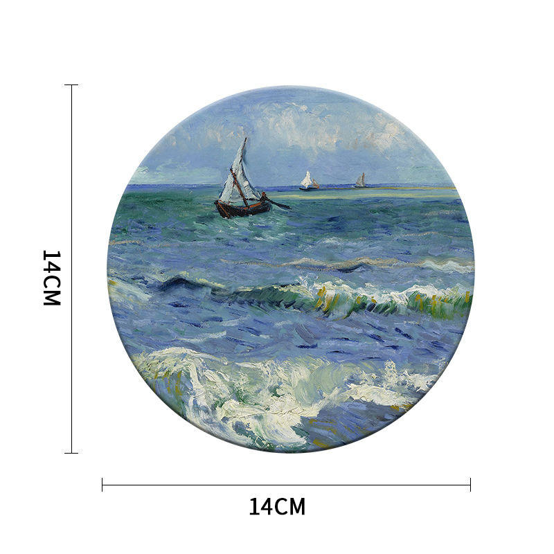 【Paisaje marino de Santa María】 14 cm