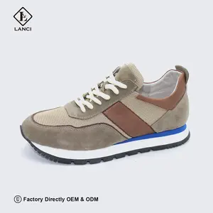 LANCI özel Logo Sneakers üretilen yürüyüş tarzı ayakkabı kişiselleştirilmiş görünüm için Logo ile özelleştirilmiş