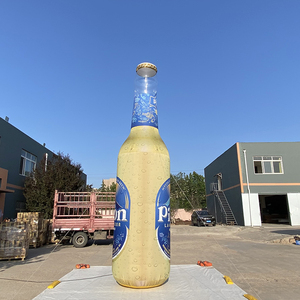 Bơm hơi khổng lồ bia chai với tùy chỉnh UV in ấn kín Thiết kế PVC chất liệu 6M mô hình cho tổ chức sự kiện khuyến mãi - Product Image 3