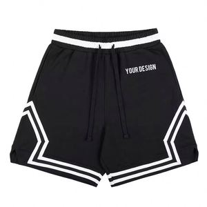 Custom Printed Breathable Moisture-Wicking Basketball <b>Shorts</b> Streetwear <b>Polyester</b>/Cotton French Terry Summer Sweat <b>Shorts</b> for - Product Image 1