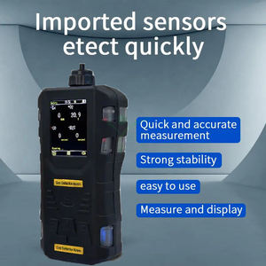 Portátil bombeamento LEL O2 H2 NO NO2 NOx CO <span class=keywords><strong>CO2</strong></span> H2S <span class=keywords><strong>SO2</strong></span> VOC Automotive Air Gás Analyzer com resistência ao calor sonda de gases de combustão Opção - Product Image 2