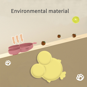 Comedero Lento Portátil y Duradero para Mascotas, de Silicona Ecológica Libre de BPA, Diseño Moderno con Plato Dividido y Succión - Product Image 4