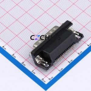 D-SUB-DR-15PCG-AB D-Sub/VGA Connector Bent Lead Through Hole Connector Male 15P Right Angle Insert 2 - Product Image 2