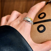 Bague ouverte en forme de Hello Kitty mignonne plaquée cuivre Vershal C-434, bijoux fantaisie pour femmes, à porter au quotidien et pour les fêtes