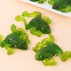 निर्माता थोक बिक्री विभिन्न मिश्रित फल थोक गुम्मीज मीठे खट्टे स्वाद जेली फ्रॉग ग्मी कैंडी हलाल प्रमाणित है। - Product Image 5