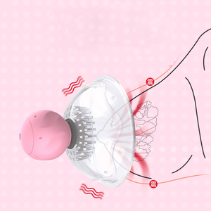 2021 meme vibratör büyütme seksi meme emme masaj elektrik göğüs masaj makinesi göğüs pompası - Product Image 2