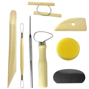 BECOL - Juego de Herramientas de <span class=keywords><strong>Arcilla</strong></span> Artísticas Profesionales de Madera, Herramientas de Modelado para Tallar Cerámica, Juego de Herramientas de Escultura de Doble Punta - Product Image 4