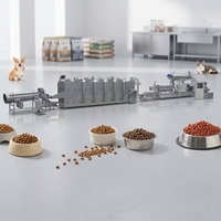 Unité de fabrication d'aliments multifonctionnelle, extrudeuse à double vis, machine à croquettes sèches, ligne de production à petite échelle pour la transformation des aliments pour chiens, chats et animaux de compagnie