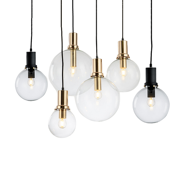 Hand Blown Glass Pendant Lamp Modern Lighting Glass Ball Pendant Light