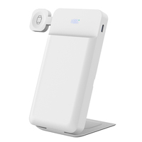 Powerbank portabel 10000mAh baru, dengan pengisi daya nirkabel/jam tangan pintar/pengisi daya Earphone USB 3.0 Output pengisian cepat