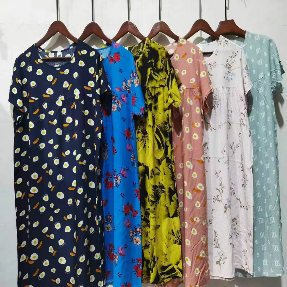Dollar Dresses - Knee-Length Floral Chiffon Summer Style