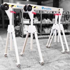 رافعة جسرية محمولة قابلة للطي من الألومنيوم لرفع القوارب الصغيرة للبيع - Product Image 1