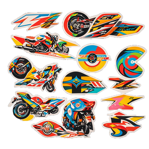 Biểu Tượng Tùy Chỉnh Chết Cắt Không Thấm Nước PVC Vinyl 3D UV Chuyển Xe Máy Dán Nhãn Dán Cho Xe Máy - Product Image 1