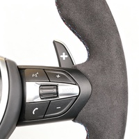Volant en microfibre entièrement recouvert de daim pour BMW F10 F15 F16 F30 F31 F35 F36 M3 F82 M5 F90 E71 E84 E93