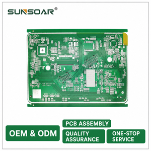 Fabrication de cartes électroniques vierges OEM en cuivre, matériau FR-4 sans halogène, pour circuits imprimés (PCB) à montage rapide, avec composants blindés et enterrés - Product Image 1