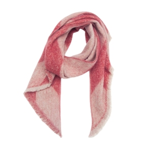 Châle de style nouveau avec motif diamant et écharpe biseautée - Product Image 2