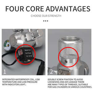 Excellente qualité ZRDR R102X <span class=keywords><strong>Mini</strong></span> régulateur de vanne à compteur unique <span class=keywords><strong>Aquarium</strong></span> <span class=keywords><strong>Co2</strong></span> soupape de réduction de pression - Product Image 6