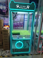 Jouet à jetons griffe grue Machine en peluche jouet receveur prix distributeur automatique Bill opération poupée griffe cadeau Machine à vendre