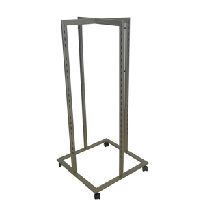 Steel Modern Slotted Retail Store Display Rack with Removable Hanging <strong>Rail</strong> and Tube Hang Rack - Product Image 1