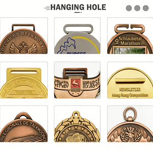 Medallas <span class=keywords><strong>de</strong></span> Campeonato Personalizables 2026, Nuevo Éxito <span class=keywords><strong>de</strong></span> Ventas, Aleación <span class=keywords><strong>de</strong></span> Zinc, Chapadas en Oro, Metal Reciclado, para Deportes/Beneficencia/Carrera Recreativa (Logotipo Personalizado) - Product Image 3