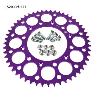 Pignon arrière en aluminium 7075 CNC pour moto tout-terrain CRF250L XR KTM <span class=keywords><strong>R</strong></span> YZ <span class=keywords><strong>WR</strong></span> 125 <span class=keywords><strong>250</strong></span> <span class=keywords><strong>WR</strong></span> 250F 450F - Product Image 3