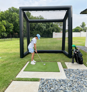 Jaula Inflable de Alta Calidad para Simulador de Golf de 10 pies - Área de Práctica de Golf con <span class=keywords><strong>Red</strong></span>, Jaula Inflable para Práctica de Bateo de Béisbol y Golf - Product Image 1