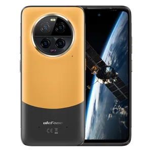 Ulefone Armor 23 ponsel Ultra kasar, 12GB + 512GB 6.78 inci 5G Android 13 dengan pesan satelit (oranye)