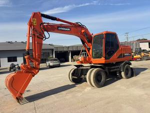 Excavadora de Ruedas Usada Doosan DH150W-7 en Venta, Componentes Principales: Motor, Cojinete, PLC, Sistema Hidráulico Resistente de 15 Toneladas - Product Image 5