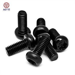 Vis Fstener de haute qualité, vis de Machine de placage d'oxyde noir à tête ronde - Product Image 6
